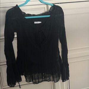 Elegant Black Women's Top small